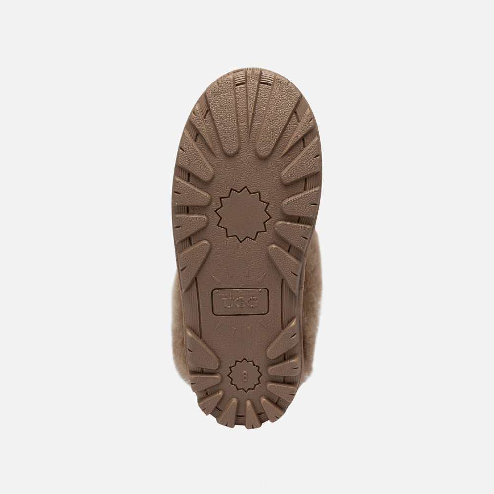 Ugg Coquette Matelasse Emb Logo Slipper( Detachable Feature)-Women Slippers-PEROZ Accessories