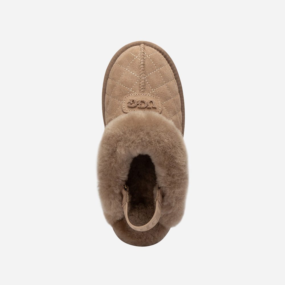 Ugg Coquette Matelasse Emb Logo Slipper( Detachable Feature)-Women Slippers-PEROZ Accessories