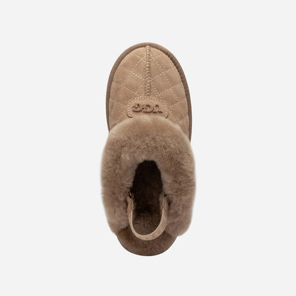 Ugg Coquette Matelasse Emb Logo Slipper( Detachable Feature)-Women Slippers-PEROZ Accessories