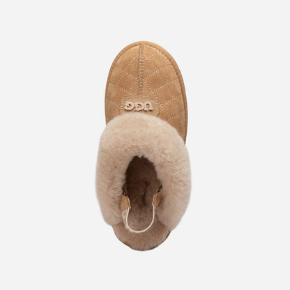 Ugg Coquette Matelasse Emb Logo Slipper( Detachable Feature)-Women Slippers-PEROZ Accessories