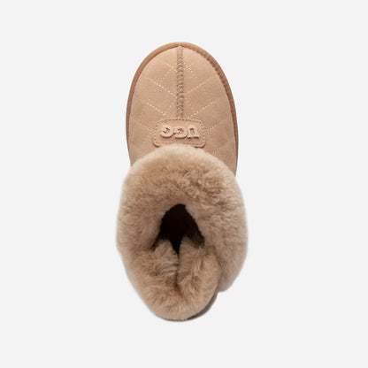 Ugg Coquette Matelasse Emb Logo Slipper( Detachable Feature)-Women Slippers-PEROZ Accessories