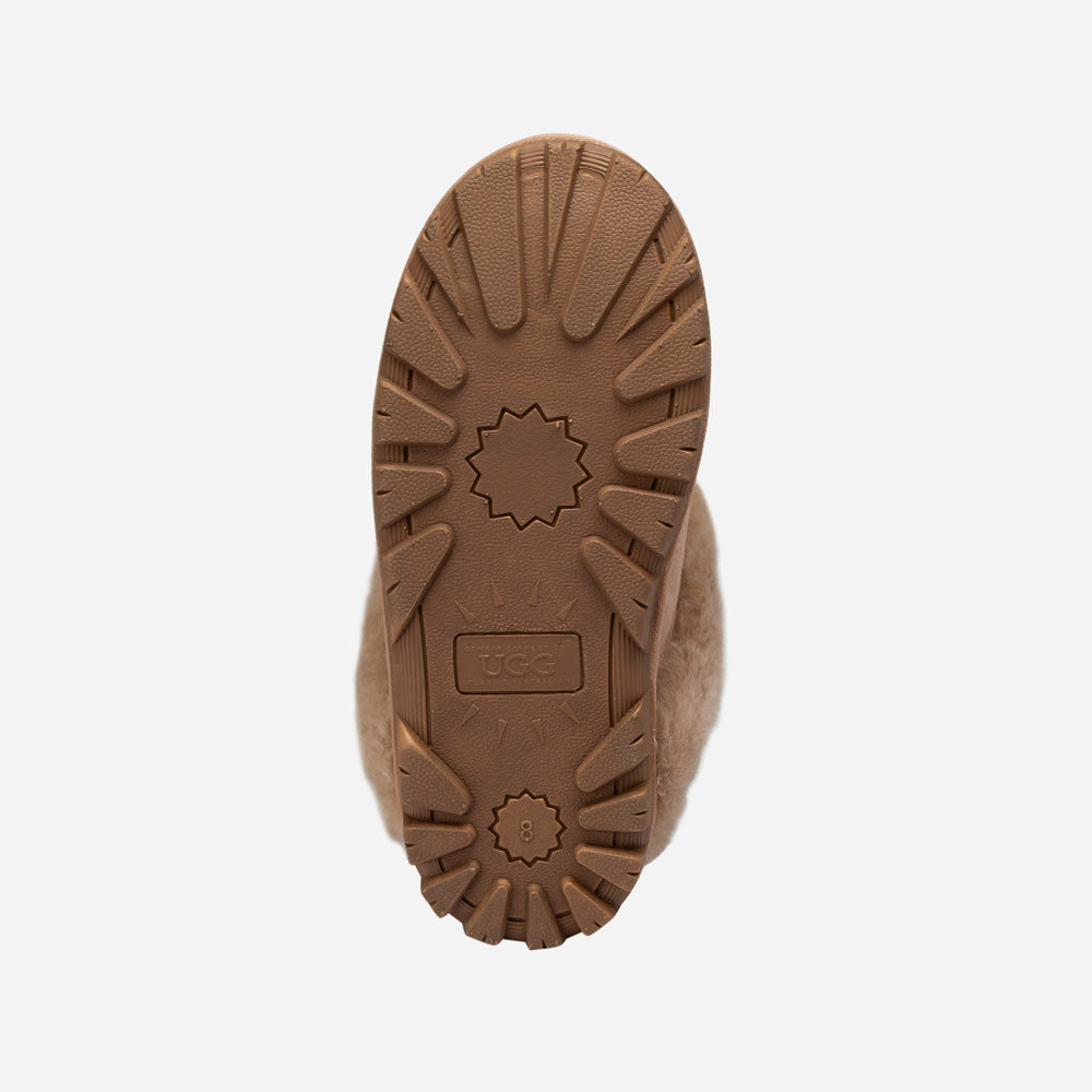 Ugg Coquette Matelasse Emb Logo Slipper( Detachable Feature)-Women Slippers-PEROZ Accessories