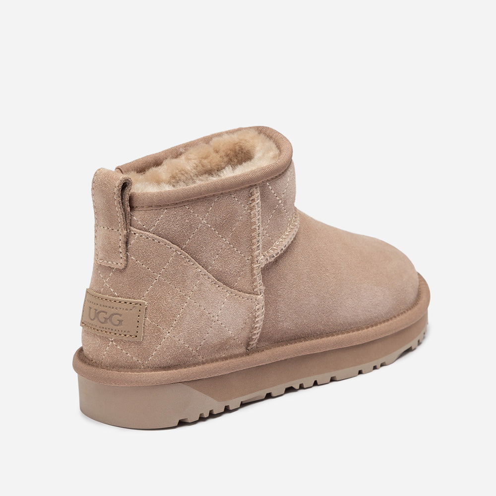 Ugg Classic Matelasse Ultra Mini Boot-Women UGG-PEROZ Accessories