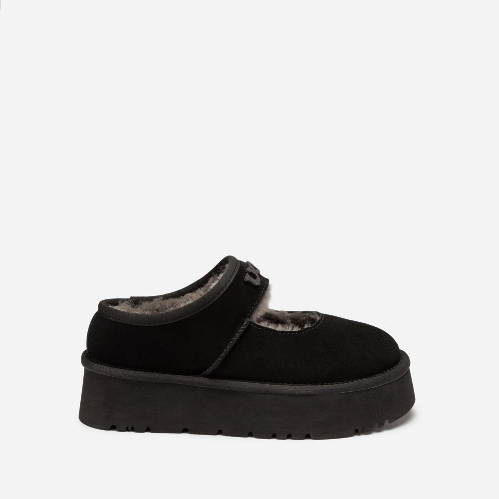 Ugg Mary Jane Emb Logo Platform-Women Moccasins Loafers-PEROZ Accessories