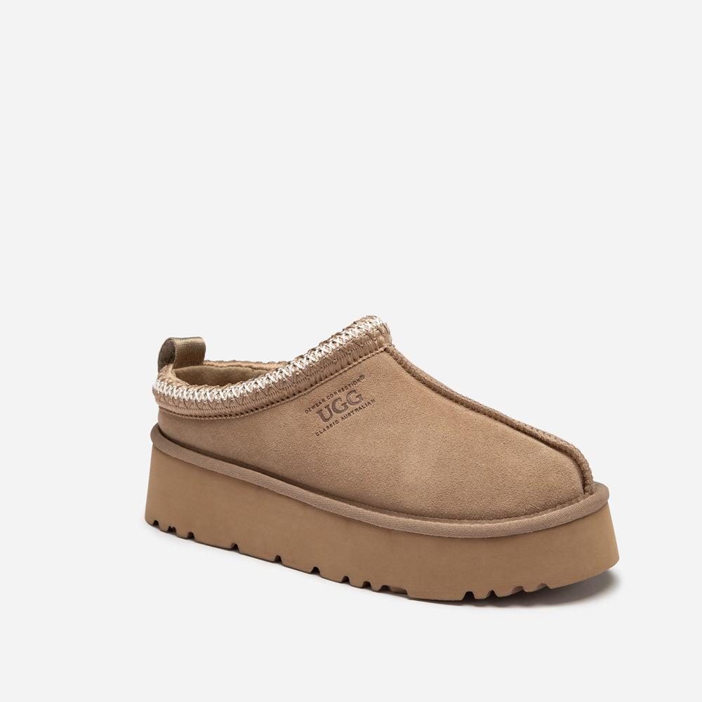 Ugg Sydney Spring Platform Slipper (Water Resistant) (Detachable Wool Insole)-Women Slippers-PEROZ Accessories