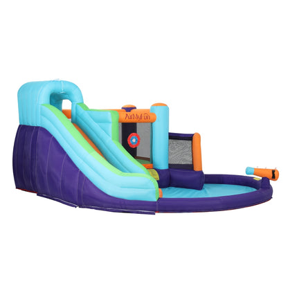 AirMyFun Inflatable Water Slide Kids Jumping Castle Trampoline Outdoor-Home &amp; Garden &gt; Pool &amp; Accessories &gt; Pool Toys &amp; Inflatables-PEROZ Accessories