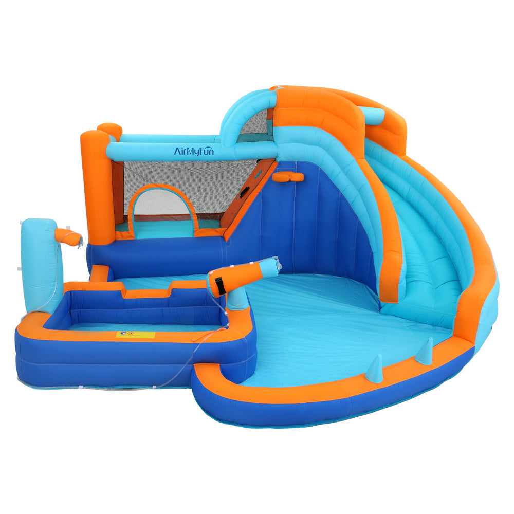 AirMyFun Kids Inflatable Pool Water Slide Park Jumping Castle Bounce 382X381CM-Baby &amp; Kids &gt; Baby &amp; Kid&