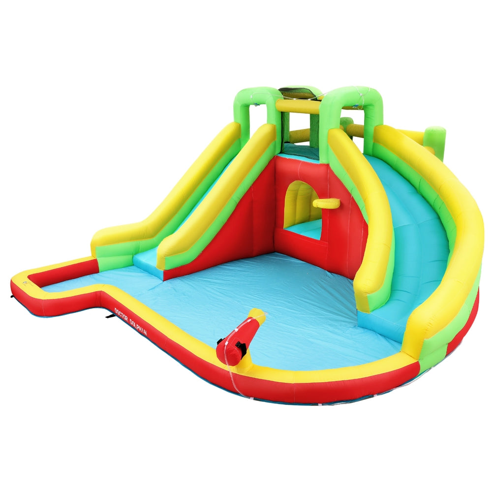 Doctor Dolphin Kids Inflatable Pool Water Slide Park Jumping Castle 575X445CM-Baby &amp; Kids &gt; Baby &amp; Kid&