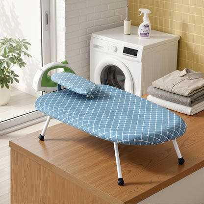 Artiss Tabletop Ironing Board with Small Ironing Boards with Folding Legs Blue-Appliances > Washers, Dryers &amp; Irons > Irons &amp; Ironing Systems-PEROZ Accessories