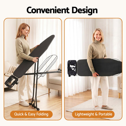 Artiss Foldable Ironing Board with Iron Rest Ironing Board for Laundry Room