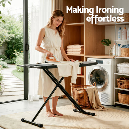 Artiss Ironing Board with Iron Rest with 3 Layers Extra Thick Cover Easy Storage-Appliances > Washers, Dryers &amp; Irons > Irons &amp; Ironing Systems-PEROZ Accessories