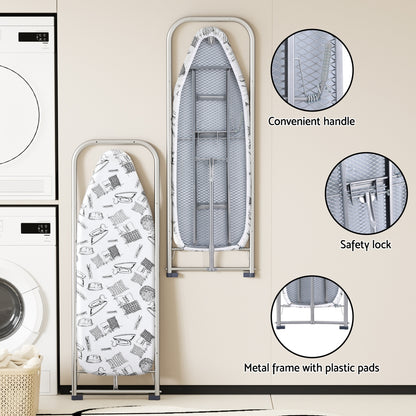 Artiss Ironing Board Wall Mounted Foldable White-Appliances &gt; Washers, Dryers &amp; Irons &gt; Irons &amp; Ironing Systems-PEROZ Accessories