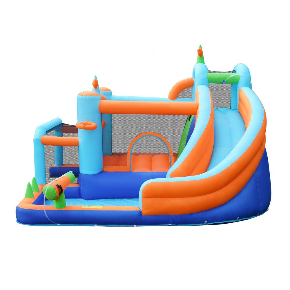 AirMyFun 9-IN-1 Inflatable Water Park with Soccer Goal Post-Inflatable Toys-PEROZ Accessories