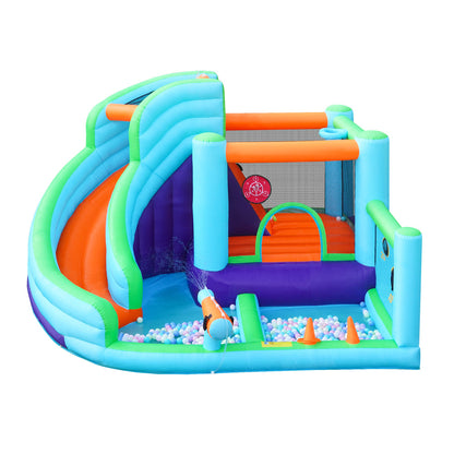 Doctor Dolphin 10-IN-1 Inflatable Water Park Bounce Castle-Inflatable Toys-PEROZ Accessories