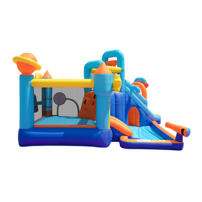 AirMyFun 12 Play Zones Inflatable Trampoline Castle Space Theme-Inflatable Toys-PEROZ Accessories