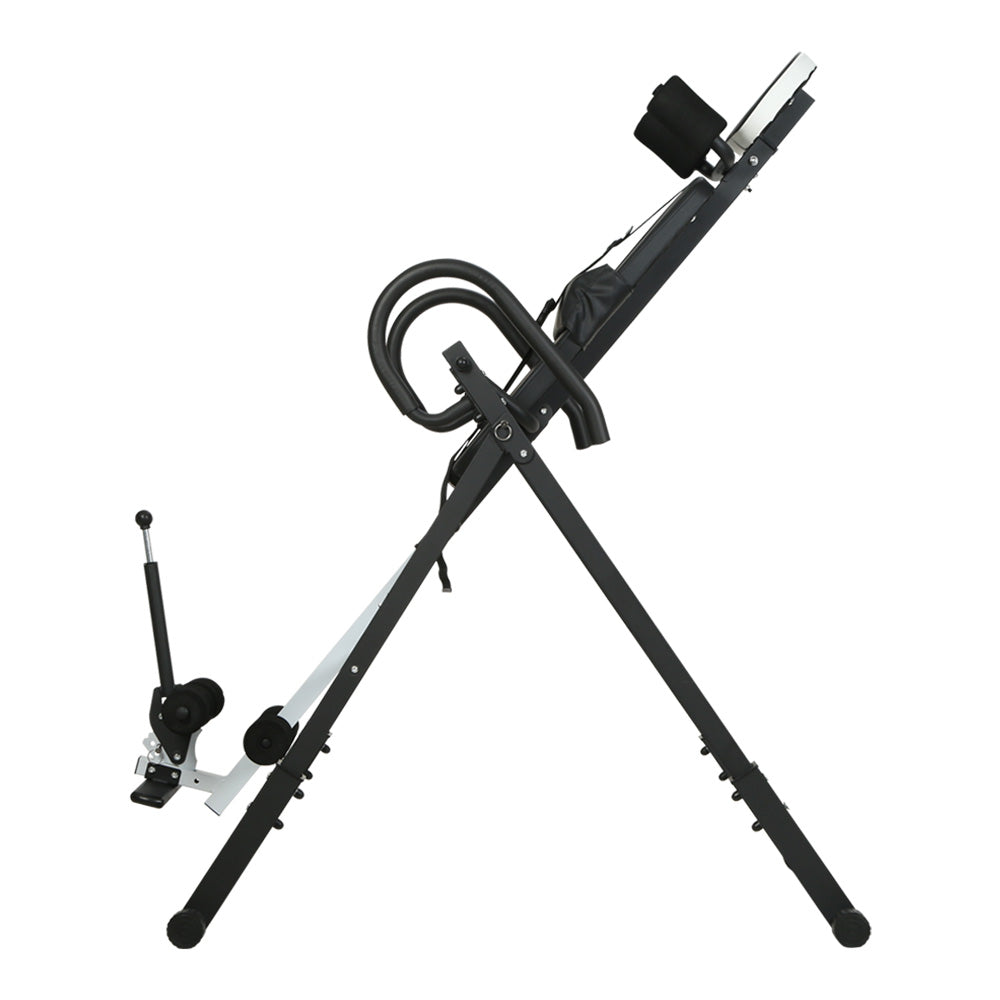 Everfit Inversion Table Gravity Exercise Inverter Back Stretcher Home Gym Grey-Sports &amp; Fitness &gt; Fitness Accessories-PEROZ Accessories