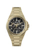 Ingersoll The Baller Automatic Black Dial Gold Stainless Steel Strap Watch-PEROZ Accessories