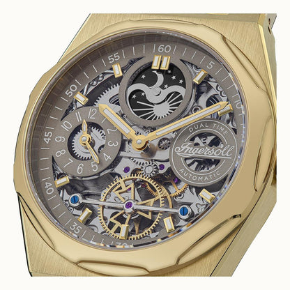 Ingersoll The Broadway Gold Watch-PEROZ Accessories