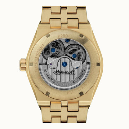 Ingersoll The Broadway Gold Watch-PEROZ Accessories