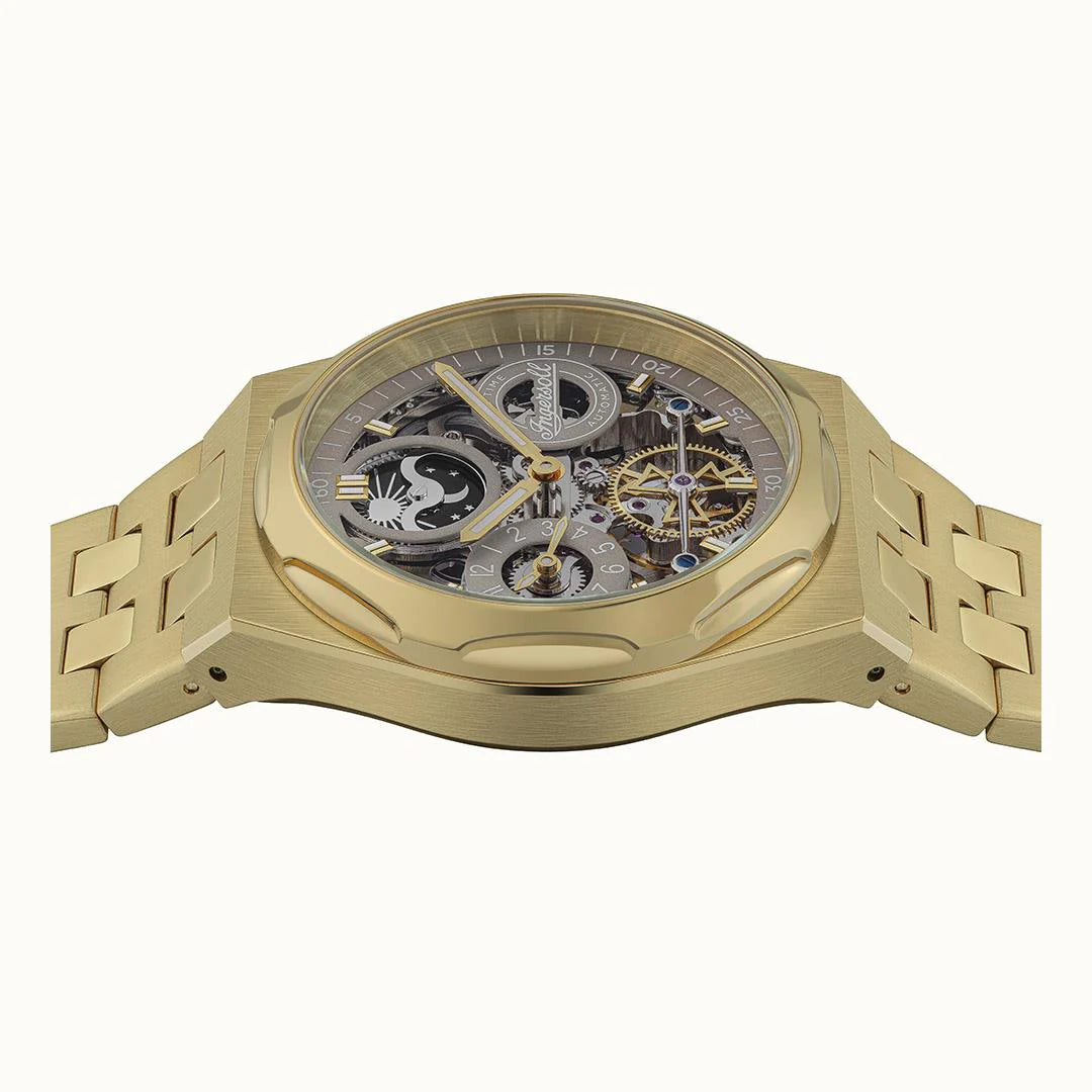 Ingersoll The Broadway Gold Watch-PEROZ Accessories
