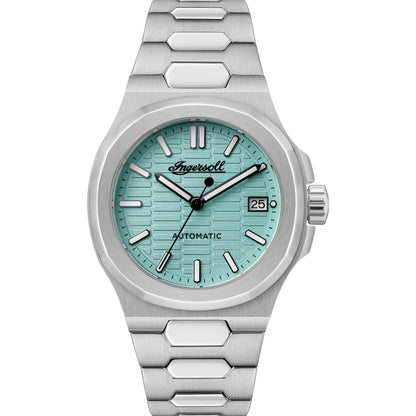 Ingersoll The Catalina Light Blue Dial Stainless Steel Bracelet Watch-PEROZ Accessories