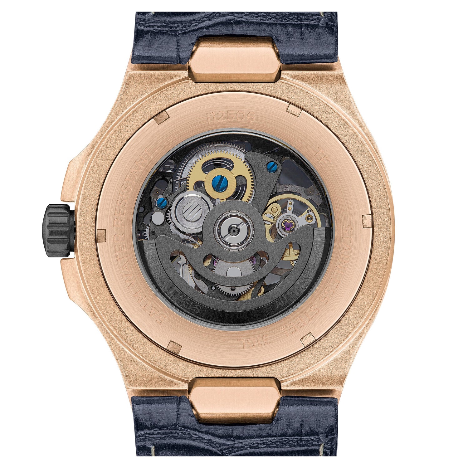 Ingersoll The Catalina Rose Gold Blue Watch-PEROZ Accessories