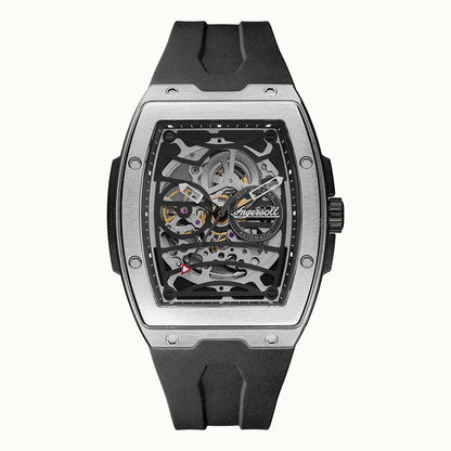 Ingersoll The Challenger Automatic Silver and Black Watch-PEROZ Accessories