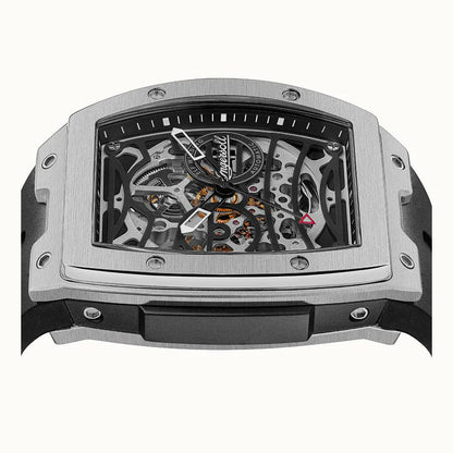 Ingersoll The Challenger Automatic Silver and Black Watch-PEROZ Accessories