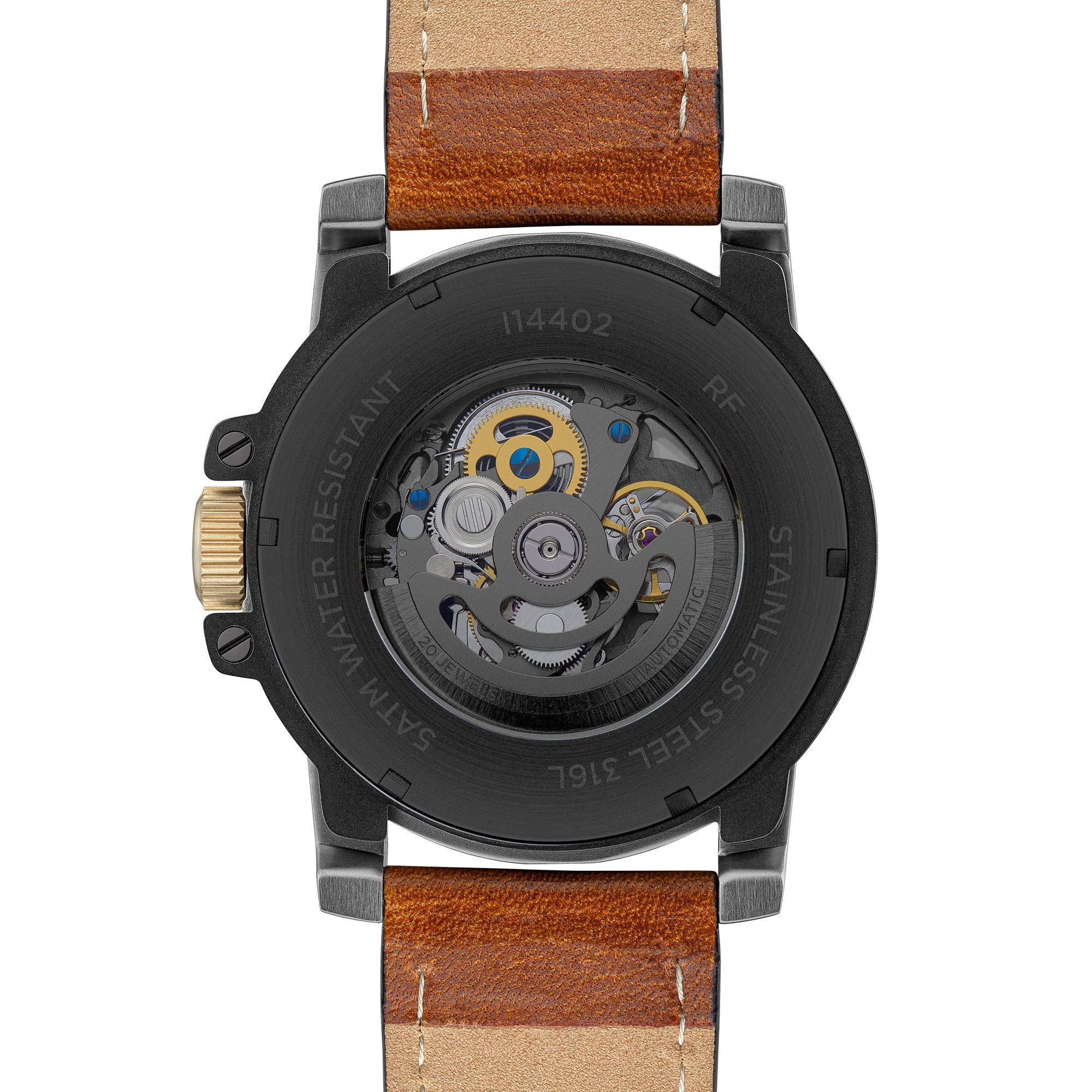 Ingersoll The Freestyle Automatic Brown Leather Strap Watch-PEROZ Accessories