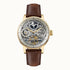Ingersoll The Jazz Gold Automatic Brown Leather Watch-PEROZ Accessories