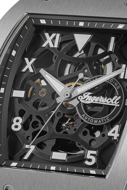 Ingersoll The Play Silver Dial Black Rubber Strap Watch-PEROZ Accessories