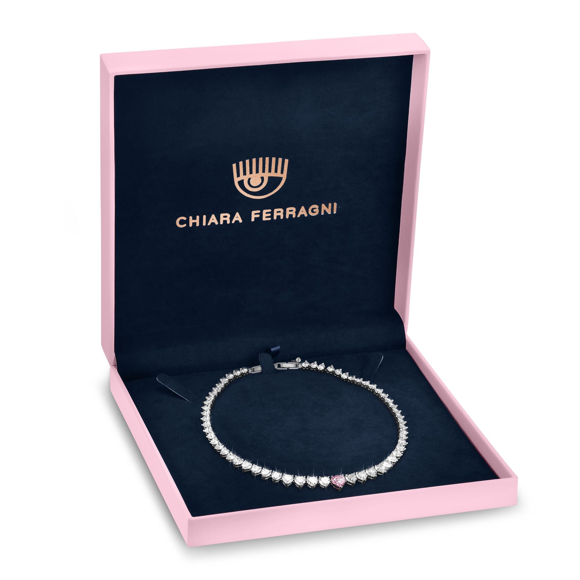 Chiara Ferragni Diamond Heart FairyTale Necklace-Necklaces-PEROZ Accessories