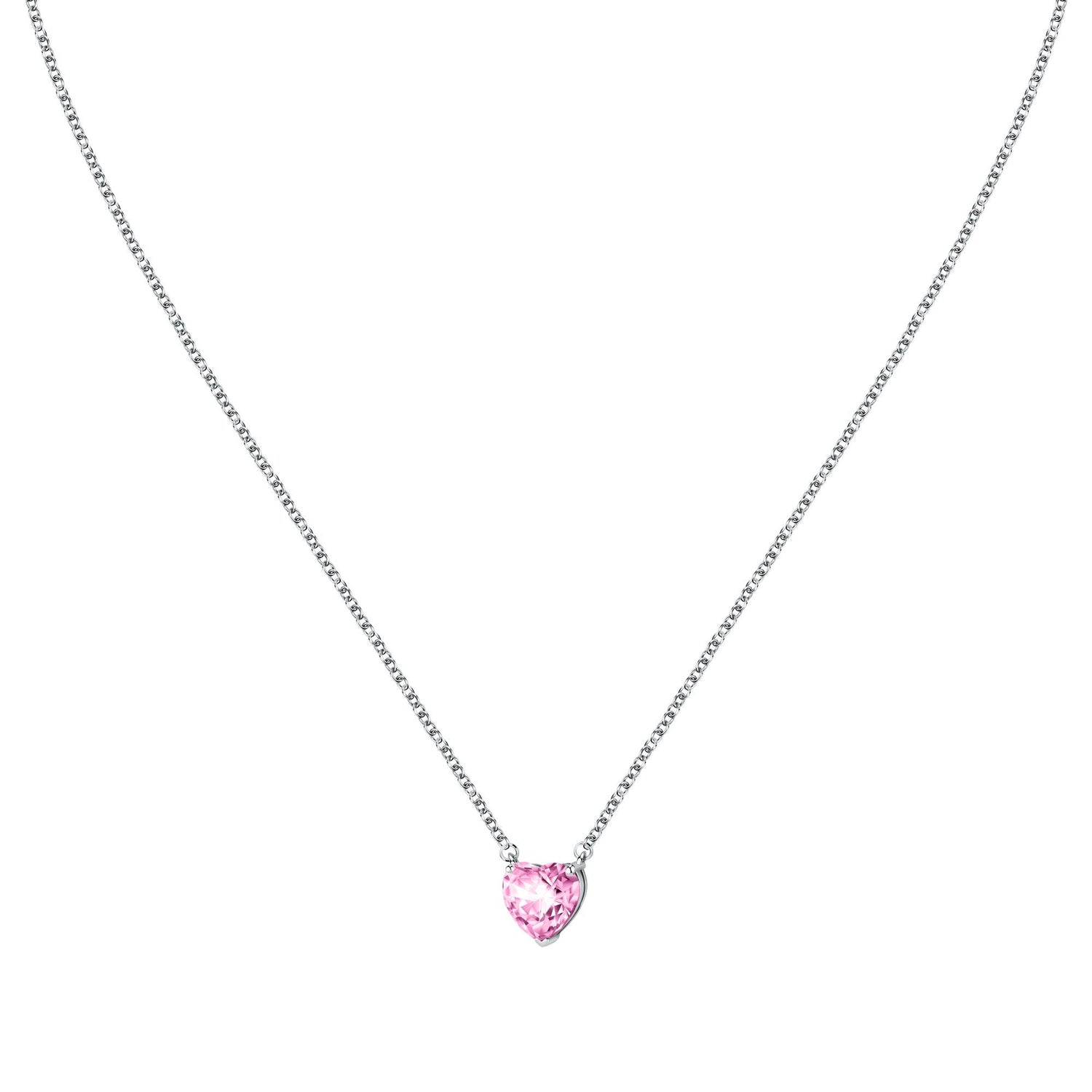 Chiara Ferragni Diamond Heart Silver Fairytale Pendant-Pendants-PEROZ Accessories