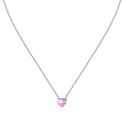 Chiara Ferragni Diamond Heart Silver Fairytale Pendant-Pendants-PEROZ Accessories