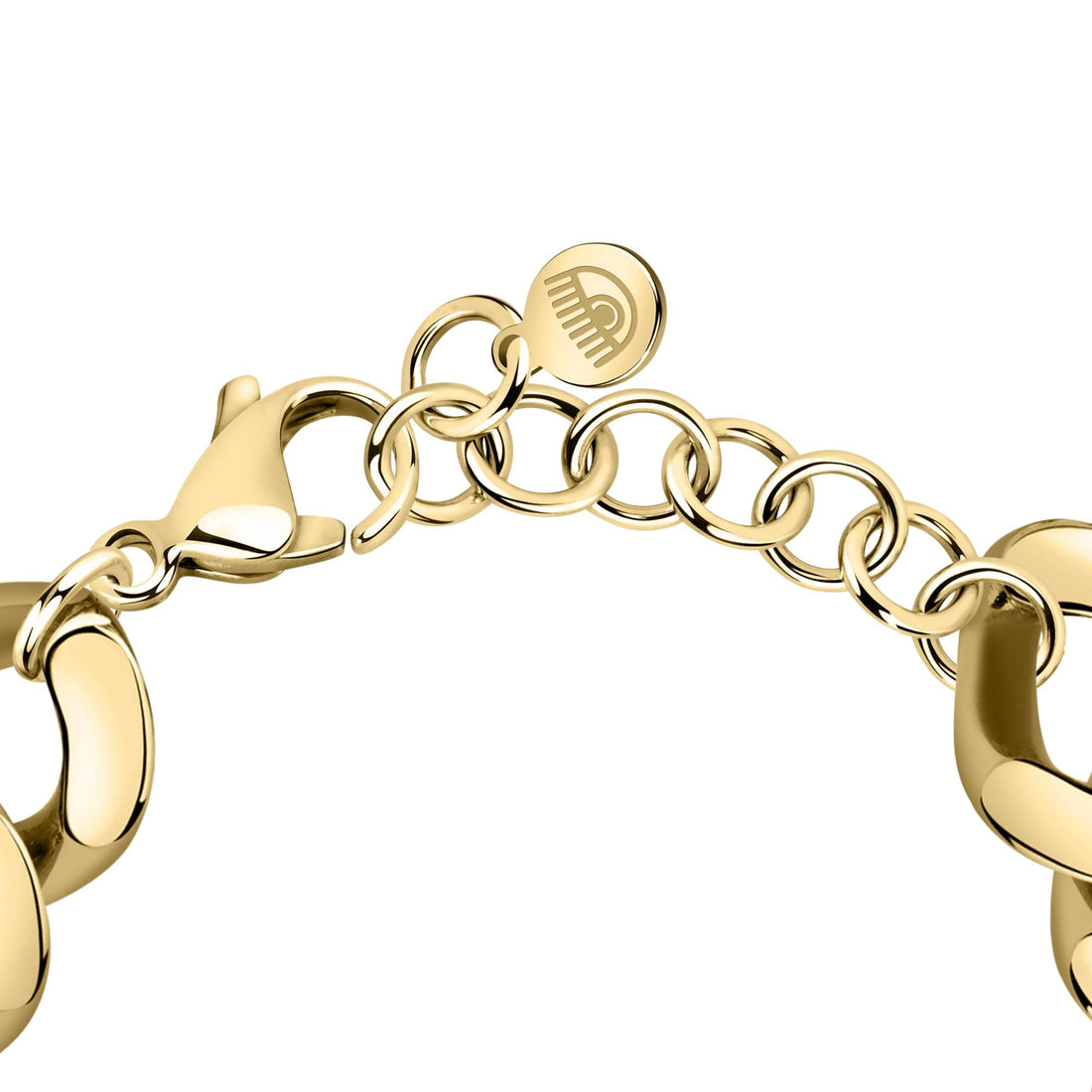 Chiara Ferragni Chain Collection Big Chain Gold Bracelet-Bracelets-PEROZ Accessories