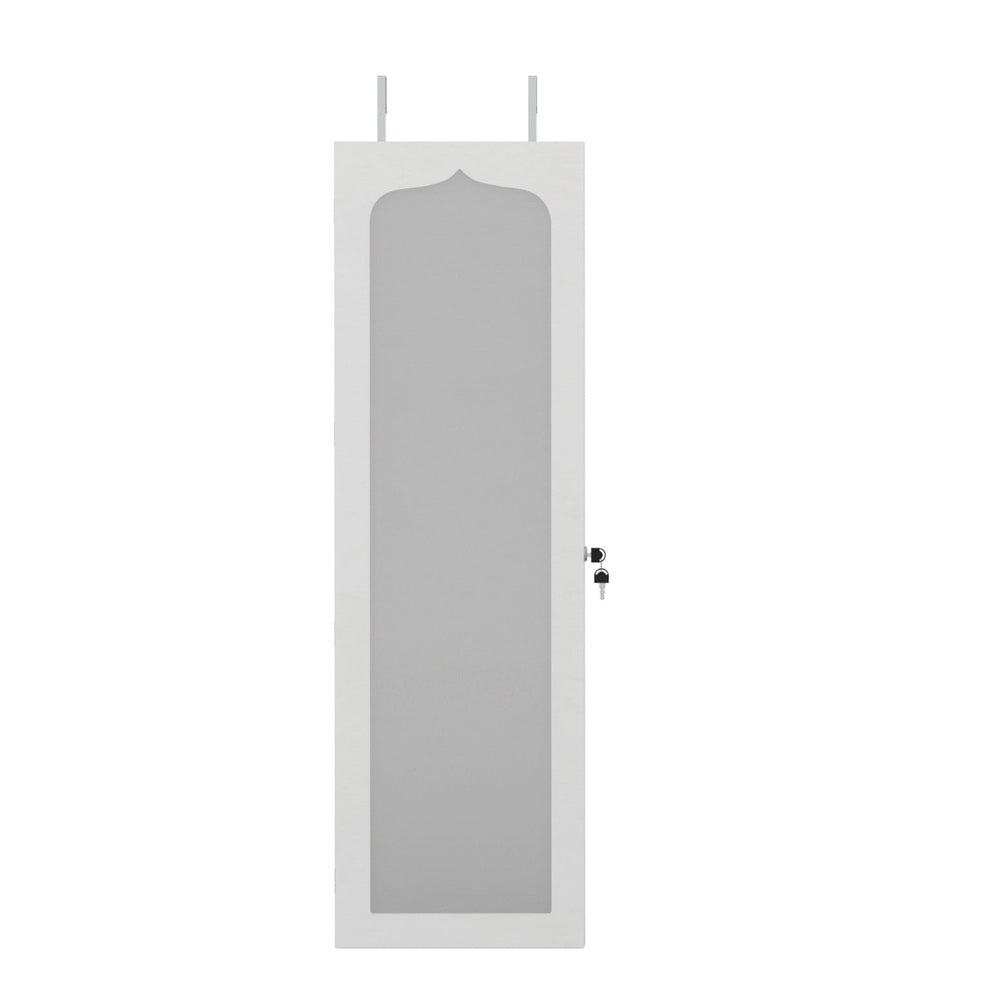Artiss Jewellery Cabinet LED Mirror Lockable-Home &amp; Garden &gt; Storage &gt; Storage Cabinets &amp; Lockers-PEROZ Accessories