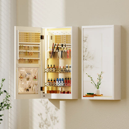 Artiss Jewellery Cabinet Mirror Door Wall Mount-Furniture &gt; Office &gt; Storage Cabinets-PEROZ Accessories