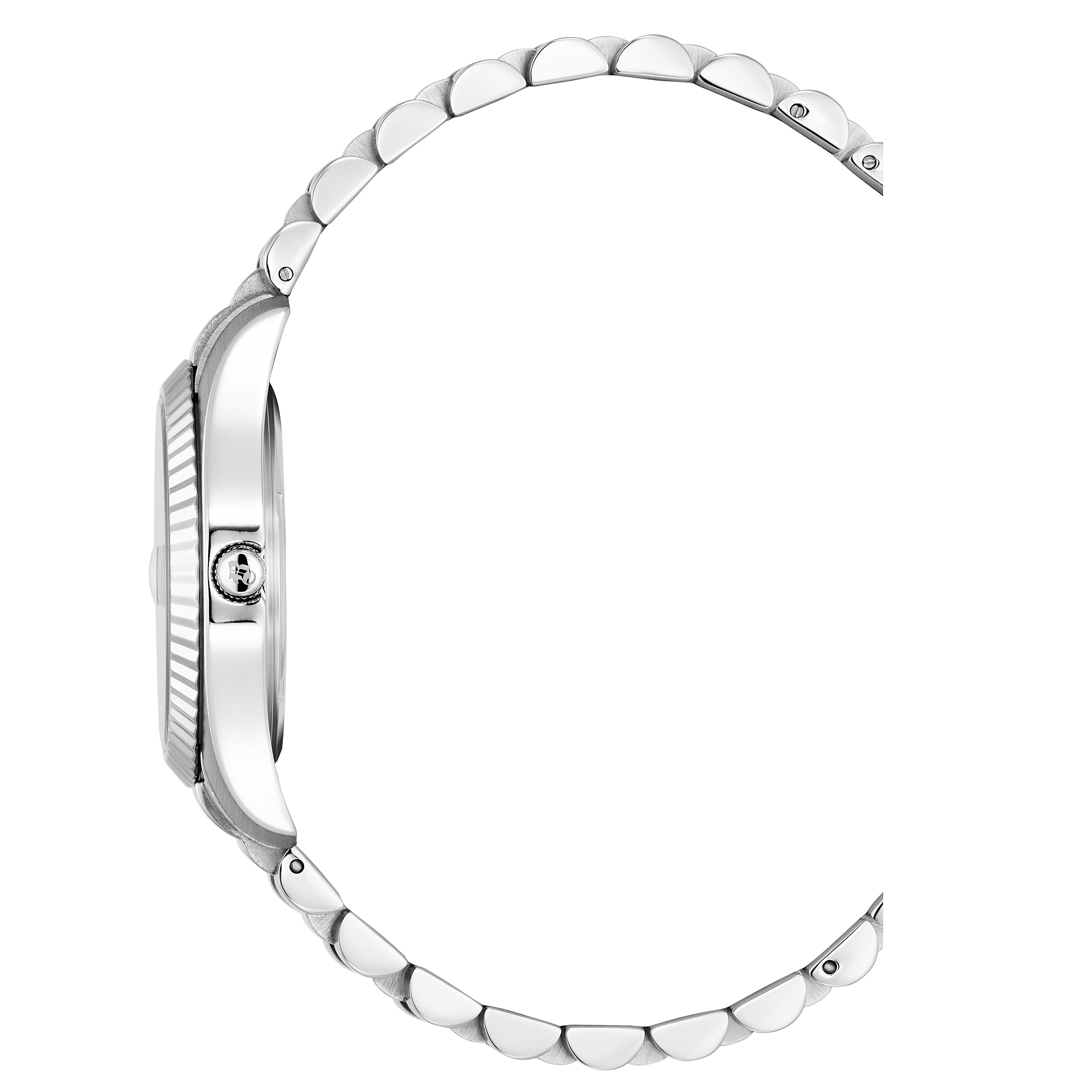 JDM Inspiration Flower 34mm Silver Strap Watch-PEROZ Accessories