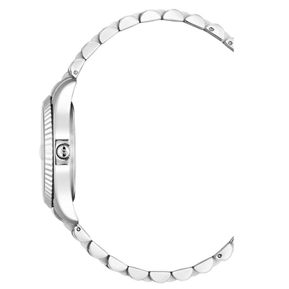 JDM Inspiration Flower 34mm Silver Strap Watch-PEROZ Accessories