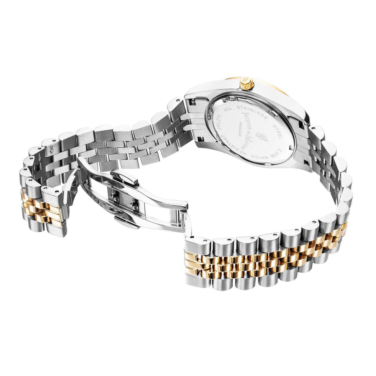 Jacques Du Manoir Swiss Inspiration Glamour Two Tone Watch-PEROZ Accessories