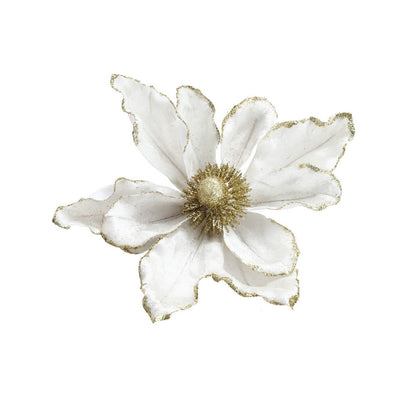 Jingle Jollys 14Pcs Christmas Tree Flower Set Xmas Garland Wreath Magnolia White-Occasions > Christmas > Christmas Decorations-PEROZ Accessories