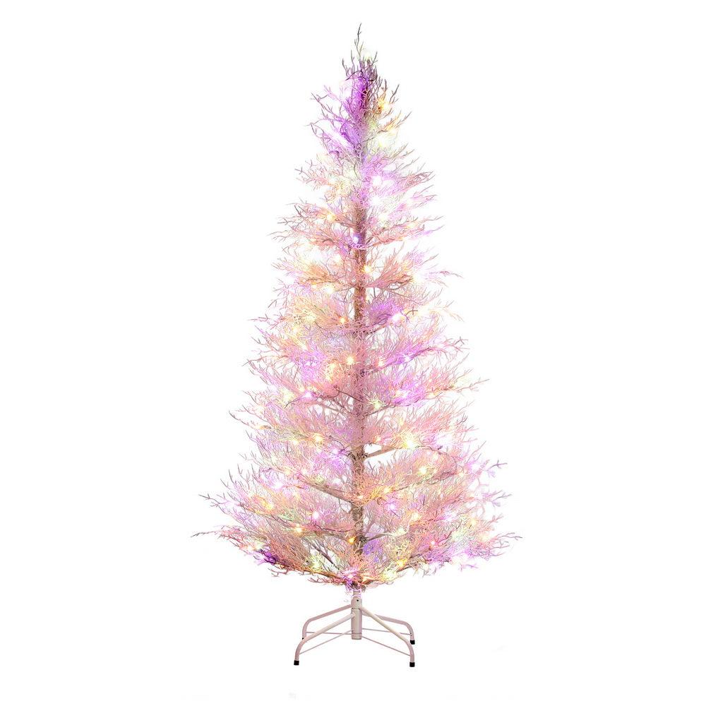 Jingle Jollys 1.8M LED Christmas Tree 8 Modes Adjustable Multi Color Light Snowy-Occasions &gt; Christmas &gt; Christmas Trees-PEROZ Accessories