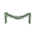 Jingle Jollys 3M Christmas Garland Pre-lit LED Lights Snow Frosted Tips Decor-Occasions > Christmas > Christmas Wreaths & Garlands-PEROZ Accessories
