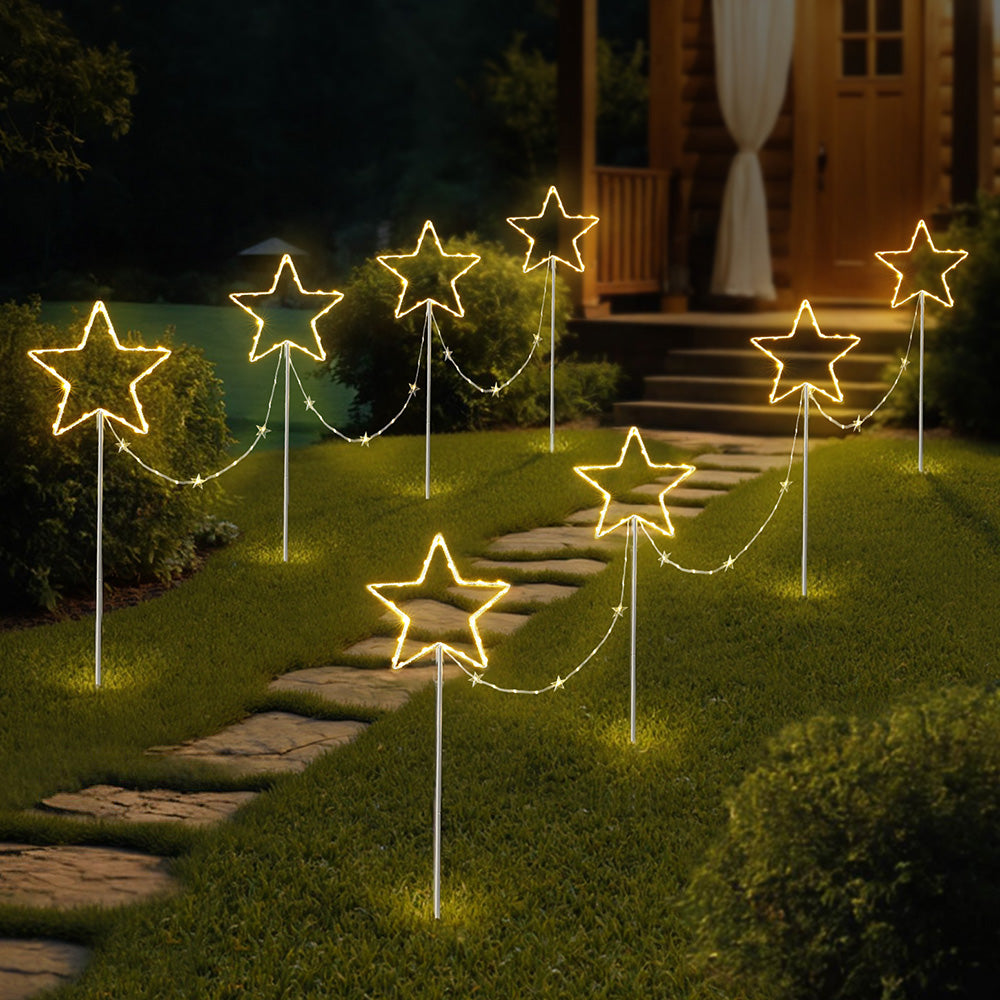 Jingle Jollys 4 PCS Christmas Lights Path Ground Light Garden Decorations 144 LED-Occasions > Christmas > Outdoor Decorations &amp; Lights-PEROZ Accessories