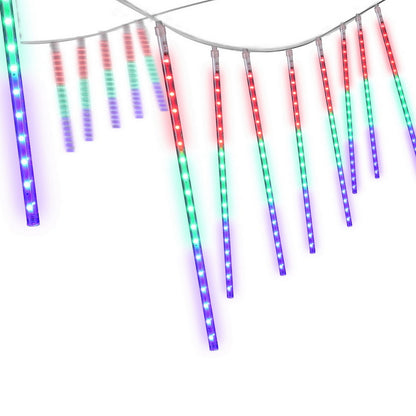 Jingle Jollys 7M Christmas Lights Shower Light 288 LED Icicle Falling Metor-Occasions > Christmas > Outdoor Decorations &amp; Lights-PEROZ Accessories