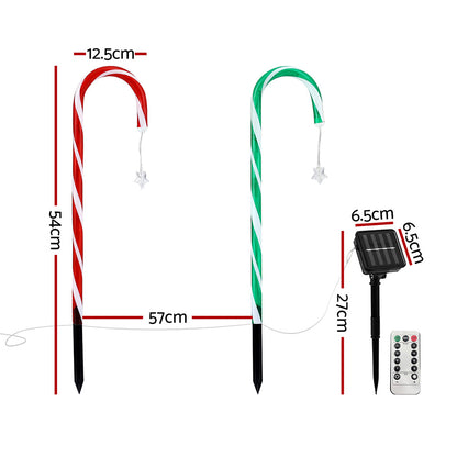 Jingle Jollys 8 PCS Christmas Lights Path Ground Light Garden Decorations 72 LED-Occasions > Christmas > Outdoor Decorations &amp; Lights-PEROZ Accessories