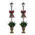 Jingle Jollys Christmas Lights 125cm Lamp Post 50 LED Fairy Light Decorations-Occasions > Christmas > Outdoor Decorations & Lights-PEROZ Accessories