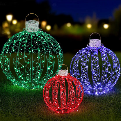 Jingle Jollys Christmas Lights 320 LED Fairy Light 3pcs Ball Decorations Set-Occasions > Christmas > Outdoor Decorations &amp; Lights-PEROZ Accessories