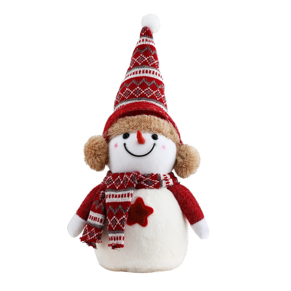 Jingle Jollys Christmas Snowman Handicraft Ornaments Party Decorations 35cm-Occasions > Christmas > Christmas Decorations-PEROZ Accessories
