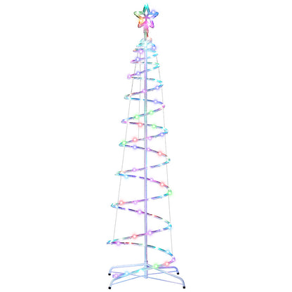 Jingle Jollys Christmas Tree 1.8m 100 RGB LED Rope Lights Xmas Trees Decoration-Occasions > Christmas > Outdoor Decorations &amp; Lights-PEROZ Accessories